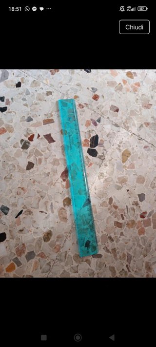 Righello trasparente 30 cm