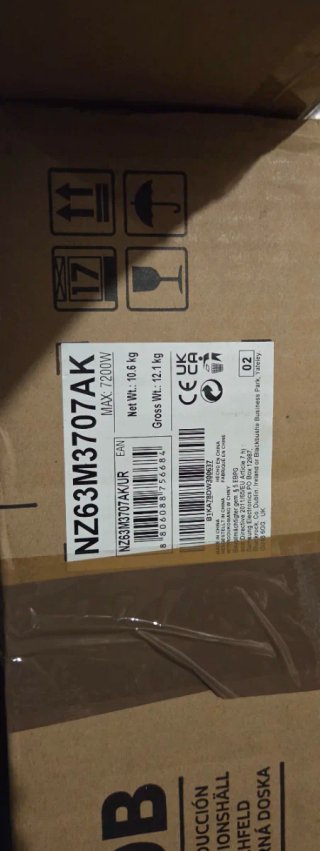 Placa Inducción Samsung NZ63M3707AK 7200W
