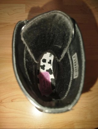 Botas Ulanka negras con cremallera
