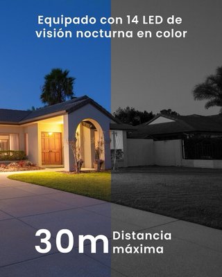 Cámara Vigilancia WiFi Exterior 3MP