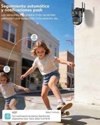 Cámara Vigilancia WiFi Exterior 3MP