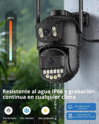 Cámara Vigilancia WiFi Exterior 3MP