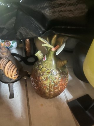Botijo piña cerámica decorativo