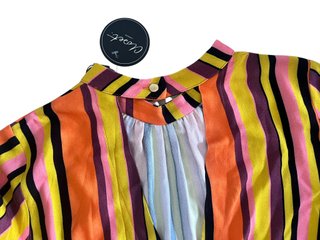 Closet London Abito Lungo Righe