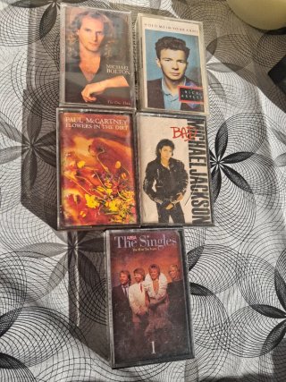 Lote 5 Cintas Casete Pop/Rock