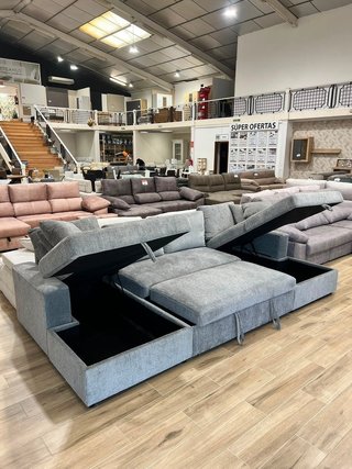 SOFA CAMA CON 2 ARCONES DE 330 CM * NUEVO