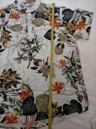 Camisa estampada hombre