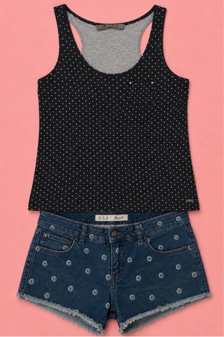 Conjunto Camiseta y Shorts Mujer Talla M/L