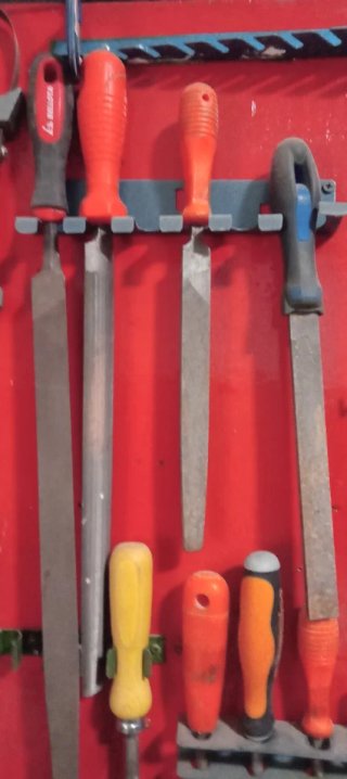 Limas de metal varias para madera
