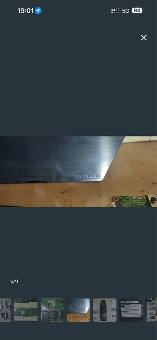 LG OLED55B9SLA Placas, Peana y Mando
