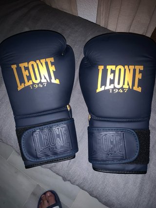 Guantes Boxeo Leone Idol 14 oz Azul Marino
