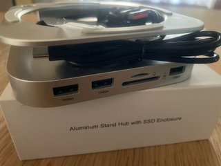 Gewokliy Soporte y Hub + M2 NVMe para Mac mini M4.