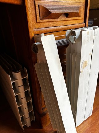 Radiadores de aluminio. 8 elementos.
