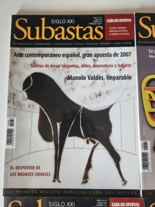 ​Lote 4 Revistas Subastas Siglo XXI