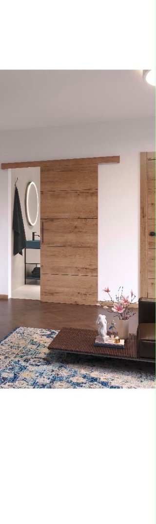 Puerta corredera de madera