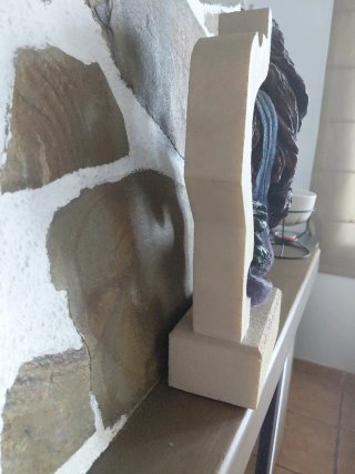 Escultura busto mujer modernista-arte romera