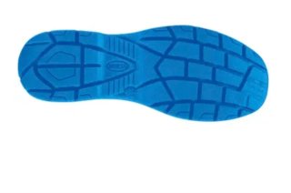 Zapatos de seguridad Sparco negros y azules