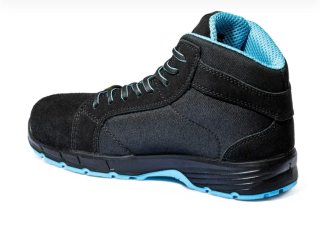 Zapatos de seguridad Sparco negros y azules