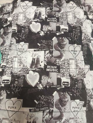 Abrigo Losan T10 Estampado Punk