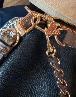 Bolso Louis Vuitton Negro y Marrón multipass mini