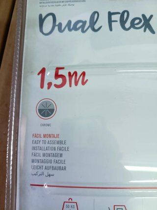 Flexo Ducha Metal Tatay 1,5 M Dual Flex