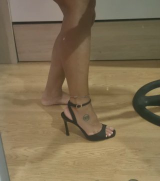Zapatos de tacón Zara negros SIN USAR