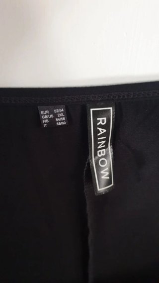 Maglia Rainbow Nera Taglia Unica
