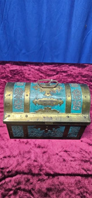 Caja de hojalata litografiada