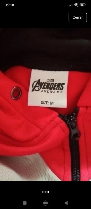 Sudadera Marvel Avengers Talla M