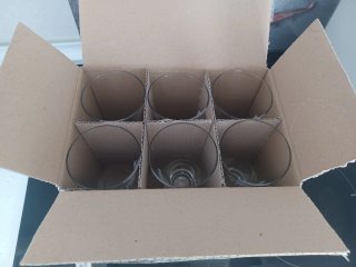 Juego 6 Vasos Cerveza Buckler Vintage, NUEVOS.