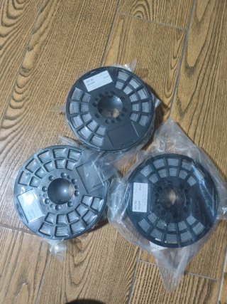 3 Rolos Filamento GST3D Prata PLA