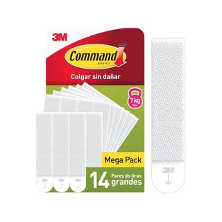 Command tiras adhesivas colgar cuadros resistentes