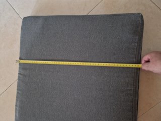 3 Cojines de Exterior Grises