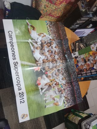 Lote Real Madrid: Estadio y póster
