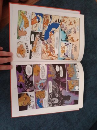 Libro el rey león de Disney en comic
