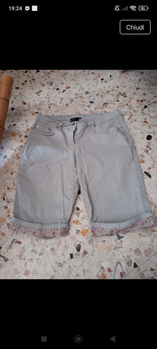 Pinocchietto donna B.P.C beige taglia L-XL