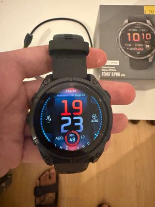 Garmin Fenix 8 Pro Smartwatch Negro/Plata