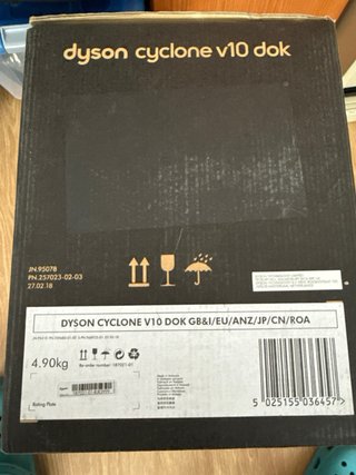 Dyson Cyclone V10 Dok