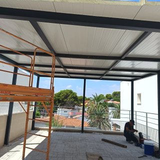 Estructuras metálicas para terraza o garaje
