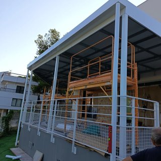 Estructuras metálicas para terraza o garaje