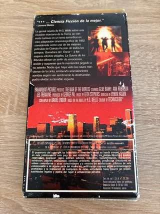 La Guerra de los Mundos VHS
