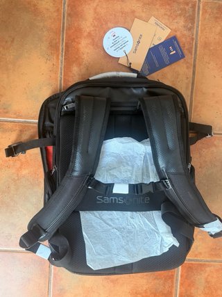 Mochila Samsonite Negra Nueva
