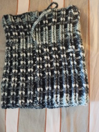 Gorro o cuello 2 en 1 hecho a mano
