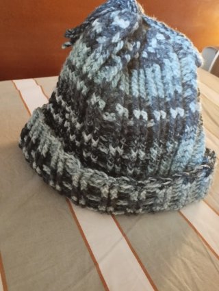 Gorro o cuello 2 en 1 hecho a mano