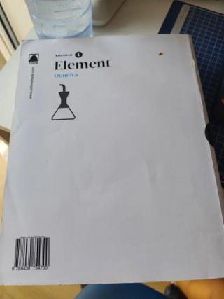 Element, Química, Batxillerat 1