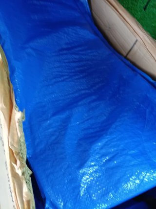 Arebos Cubierta borde + red cama elástica 430 cm