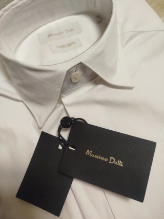 Lote 2 Camisas Massimo Dutti Blancas