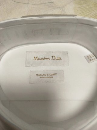 Lote 2 Camisas Massimo Dutti Blancas