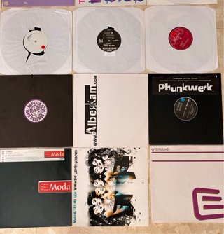 40 Vinilos House & Electrónica - Como Nuevos