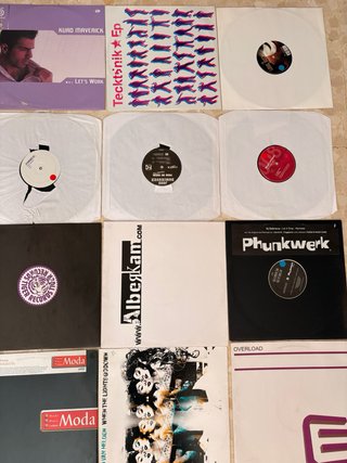 40 Vinilos House & Electrónica - Como Nuevos